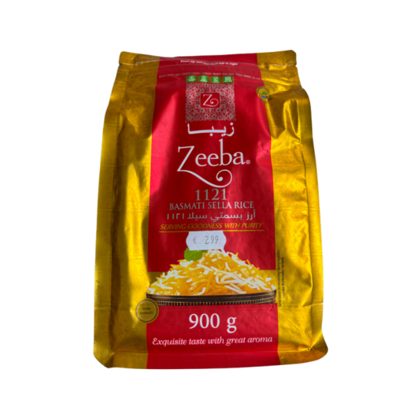 Zeeba Basmati Sella Rijst 900g